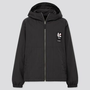Uniqlo x AMBUSH Minnie Mouse Disney Black Zip Lightweight Jacket Size S